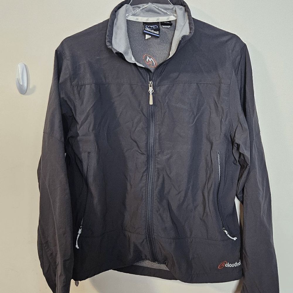 Cloudveil Full Zip Midweight Nylon Jacket Womens Black Size Large